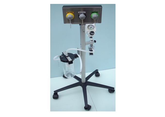 Mobilized Gas Outlet Set with Negative Pressure Regulator
